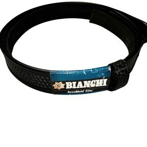NWT Bianchi AccuMold Elite Duty Belt Size 36 Buckleless Utility‎ Basket Weave